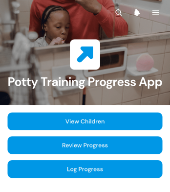 Potty Training Progress App Template