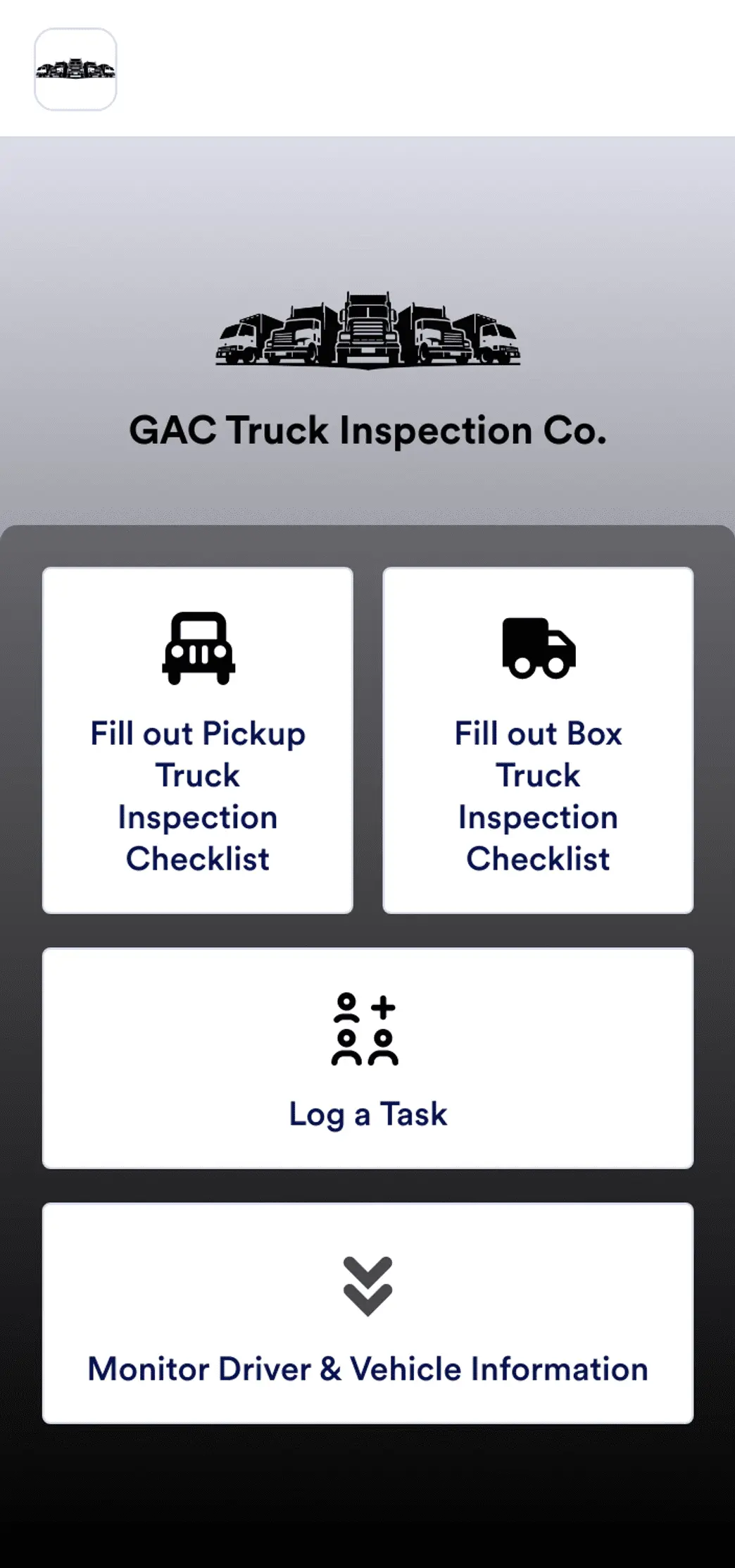Pre Operational Truck Inspection App
