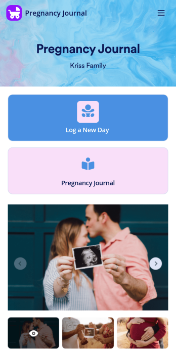 Pregnancy Journal App Template
