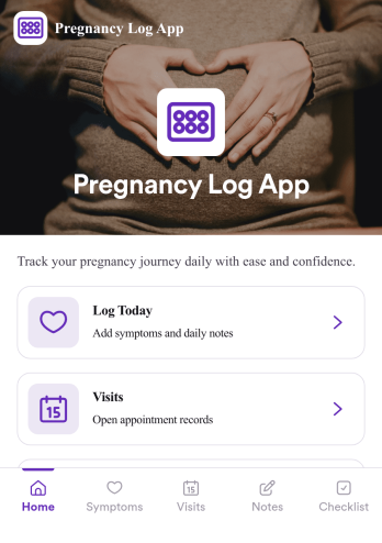 Pregnancy Log App Template