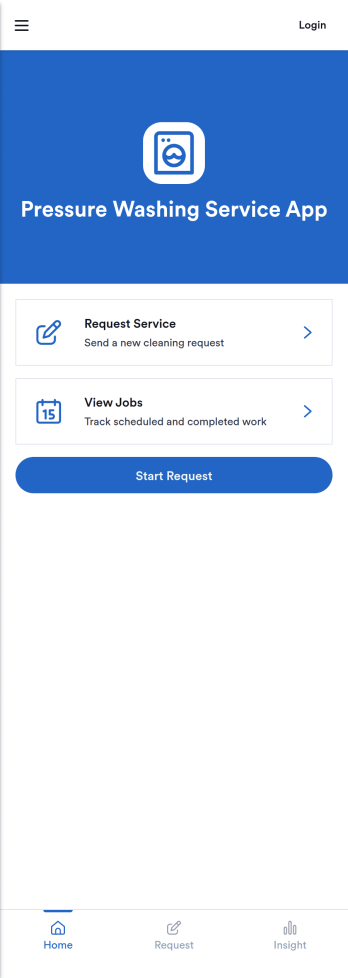 Pressure Washing App Template