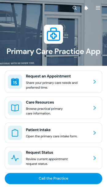 Primary Care Practice App Template