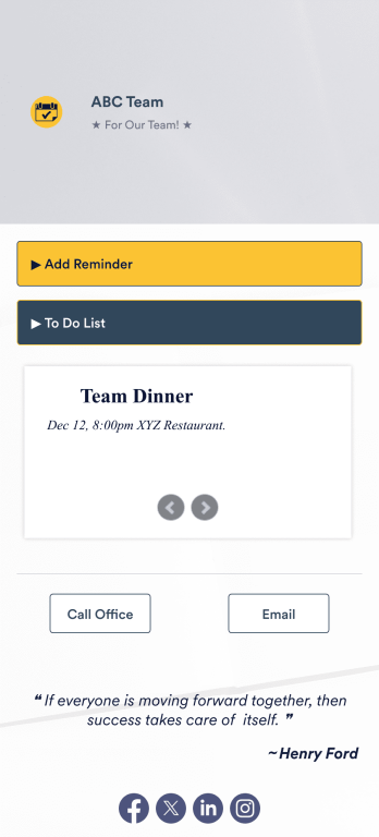 Priority List App Template