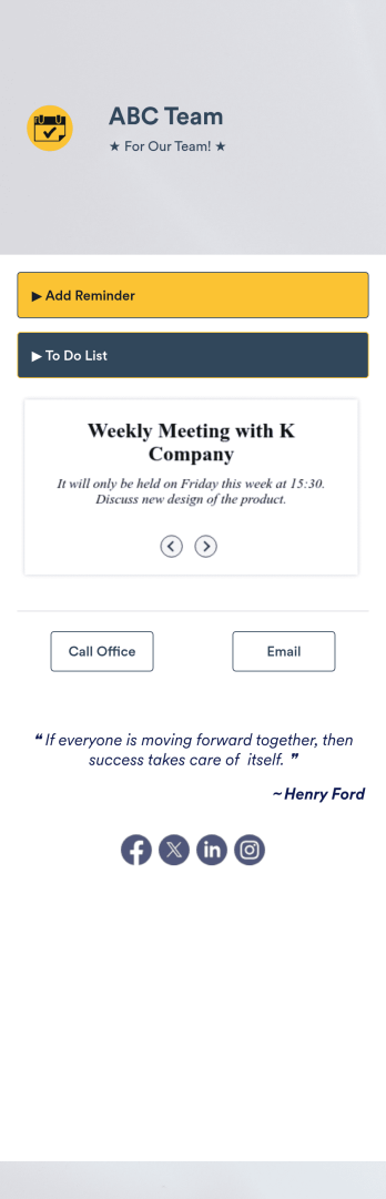 Priority List App Template