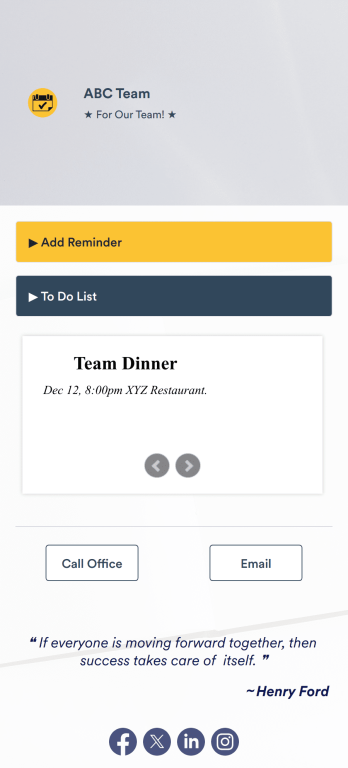 Priority List App Template