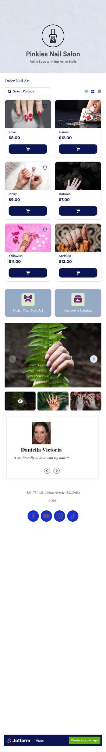 Customizable Product Catalog App
