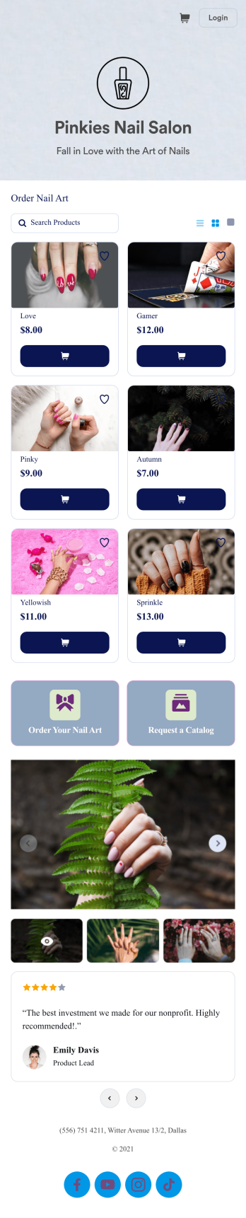 Customizable Product Catalog App