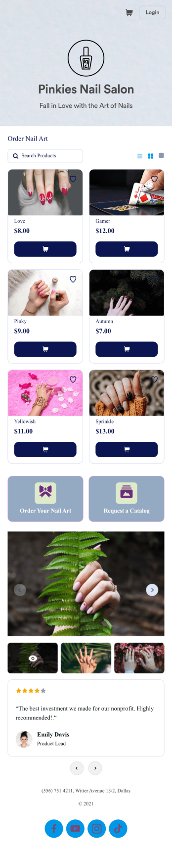 Customizable Product Catalog App