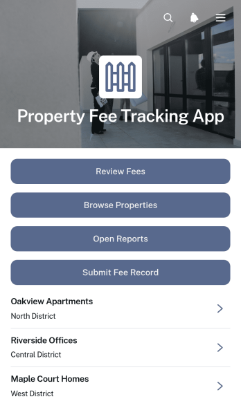 Property Fee Tracking App Template