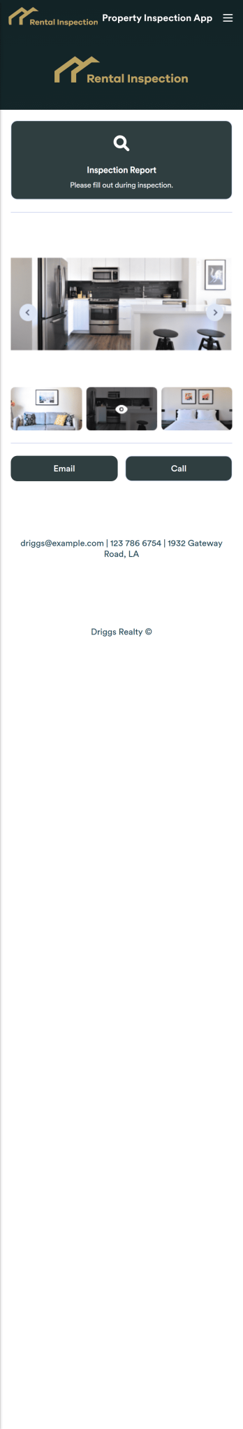 Property Inspection App Template