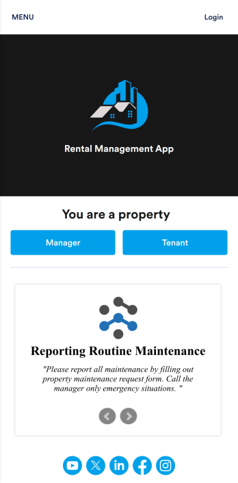 Rental Management App Template