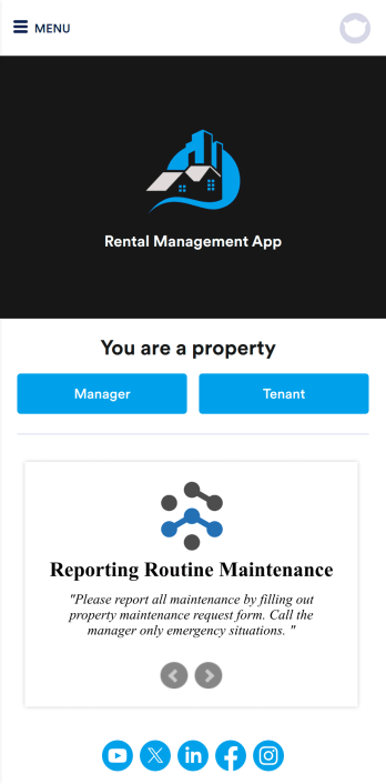 Rental Management App Template