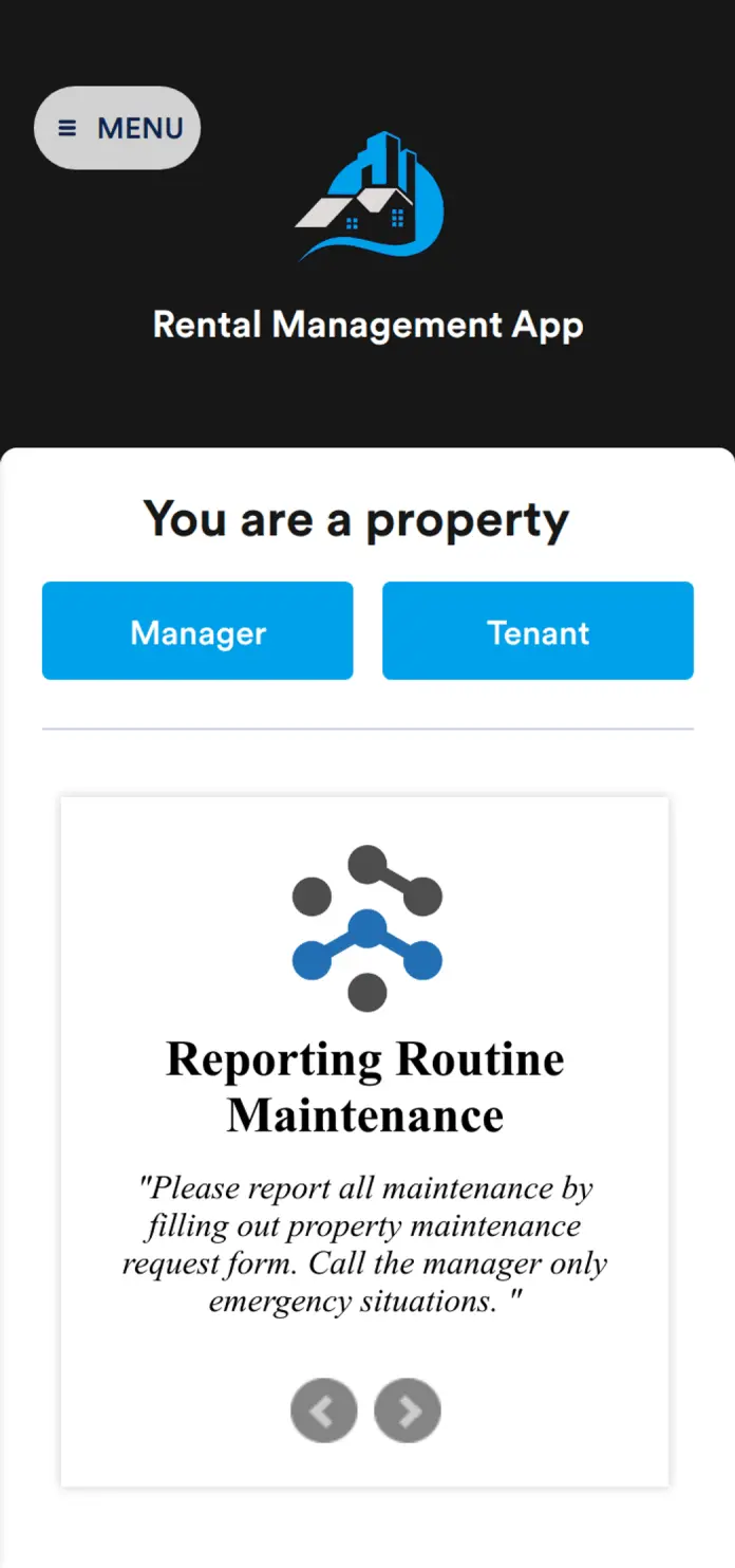 Rental Management App