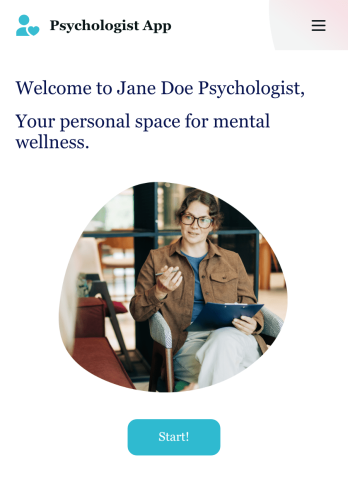 Psychologist App Template