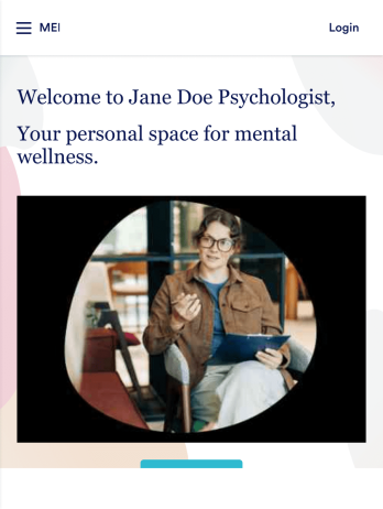 Psychologist App Template