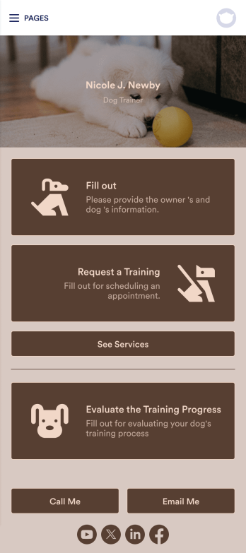 Puppy Training App Template