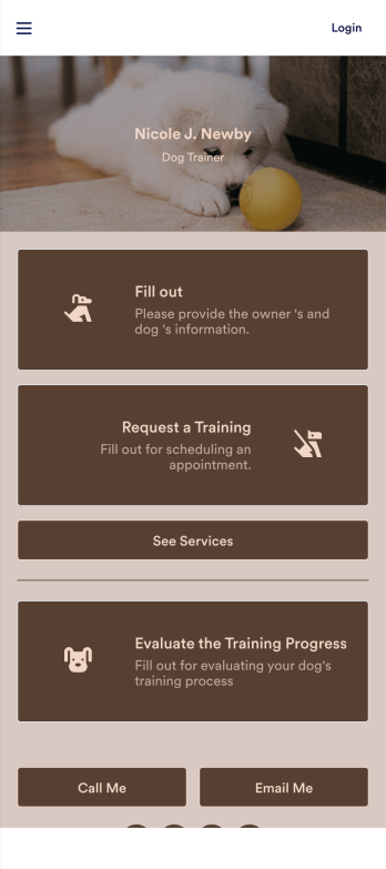 Puppy Training App Template