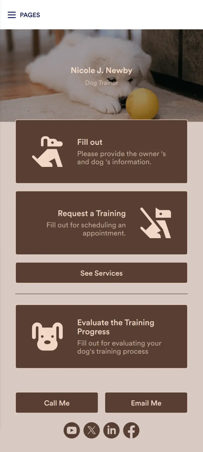 Puppy Training App