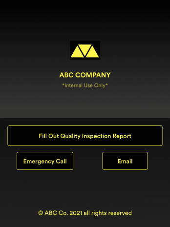 Quality Inspection App Template