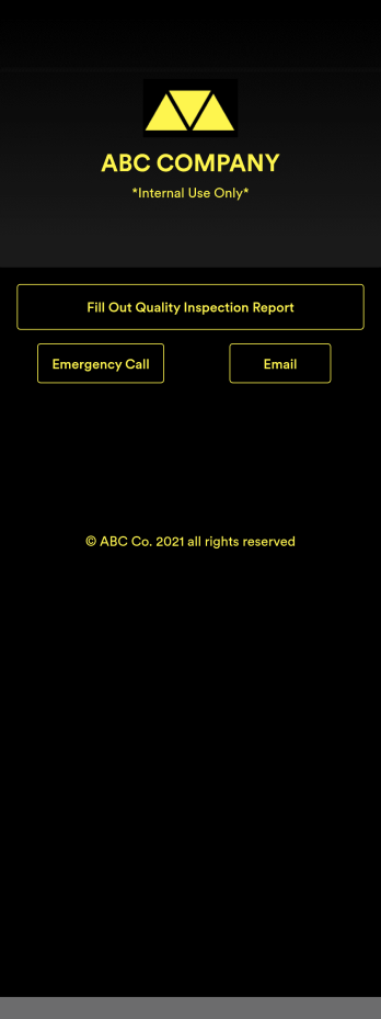 Quality Inspection App Template