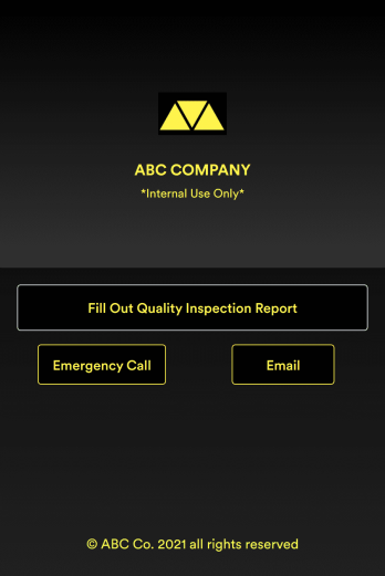 Quality Inspection App Template
