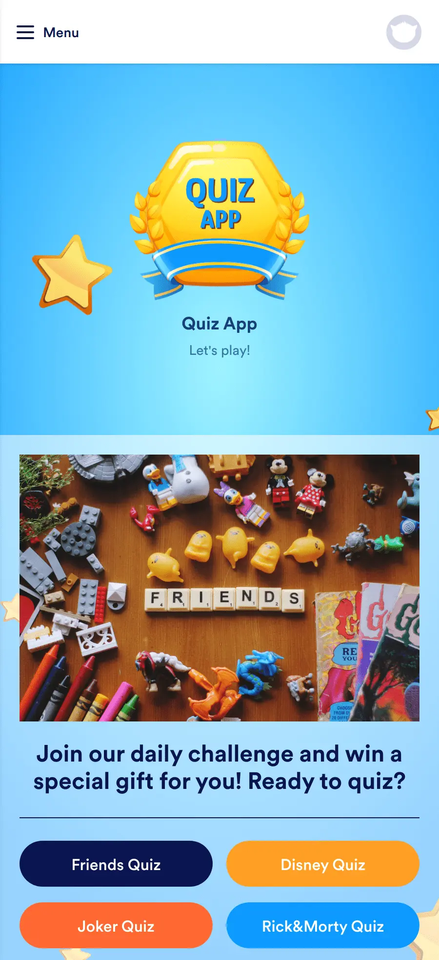 Quiz App Template | Jotform