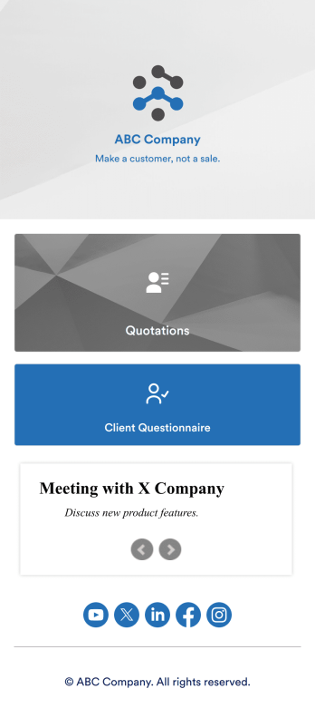 Quotation Management App Template