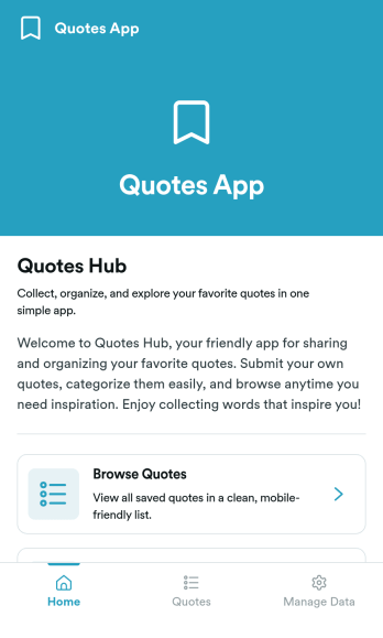 Quotes App Template