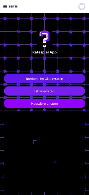 Ratespiel App Template