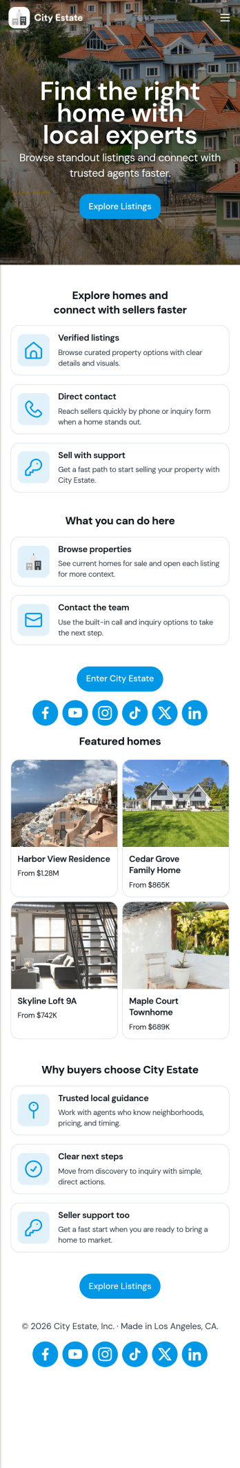 Real Estate App Template