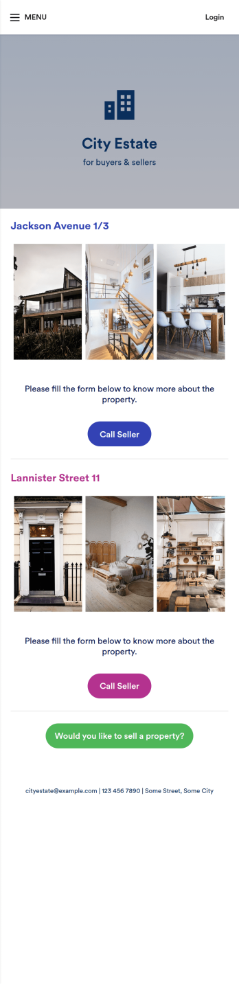 Real Estate App Template
