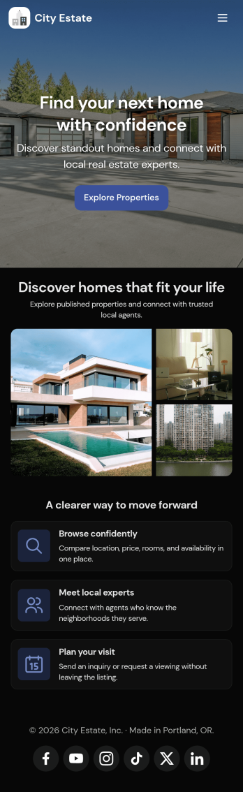 Real Estate App Template