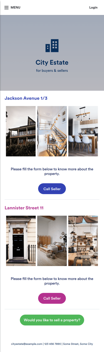 Real Estate App Template