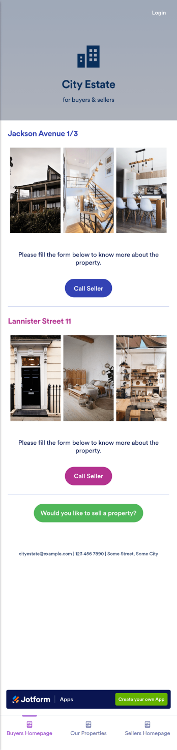 Real Estate App Template