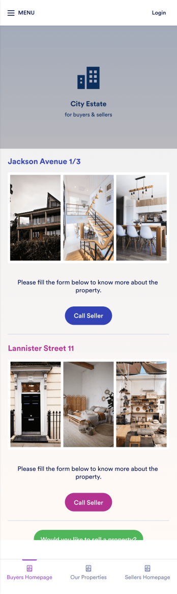 Real Estate App Template