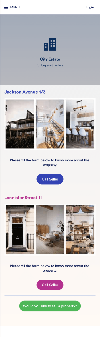 Real Estate App Template