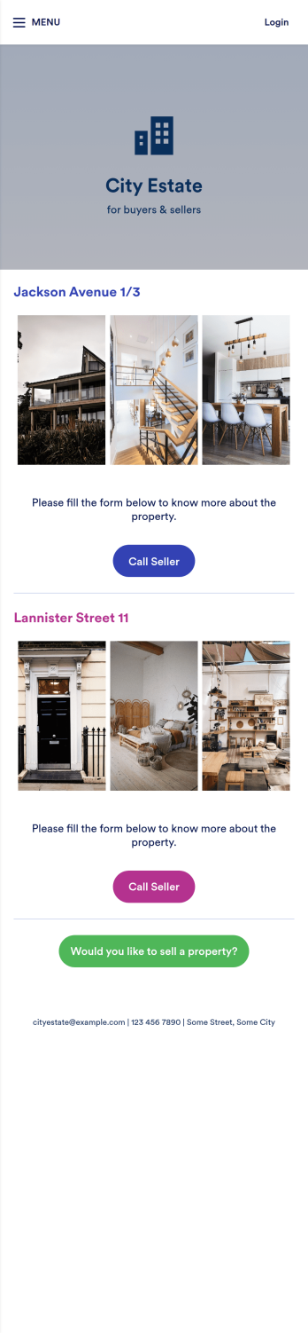 Real Estate App Template
