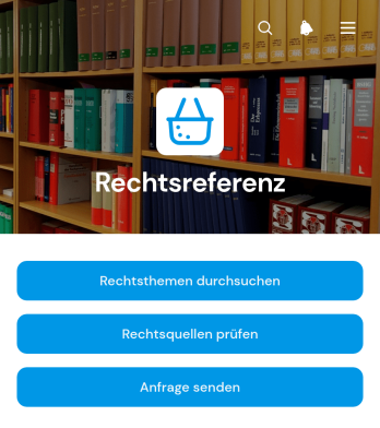 Rechtsreferenz-App
