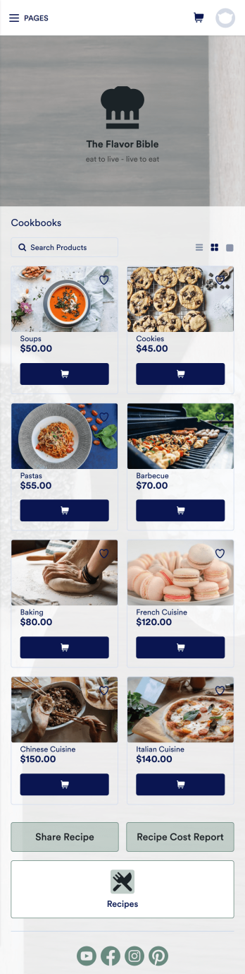 Recipe Book App Template