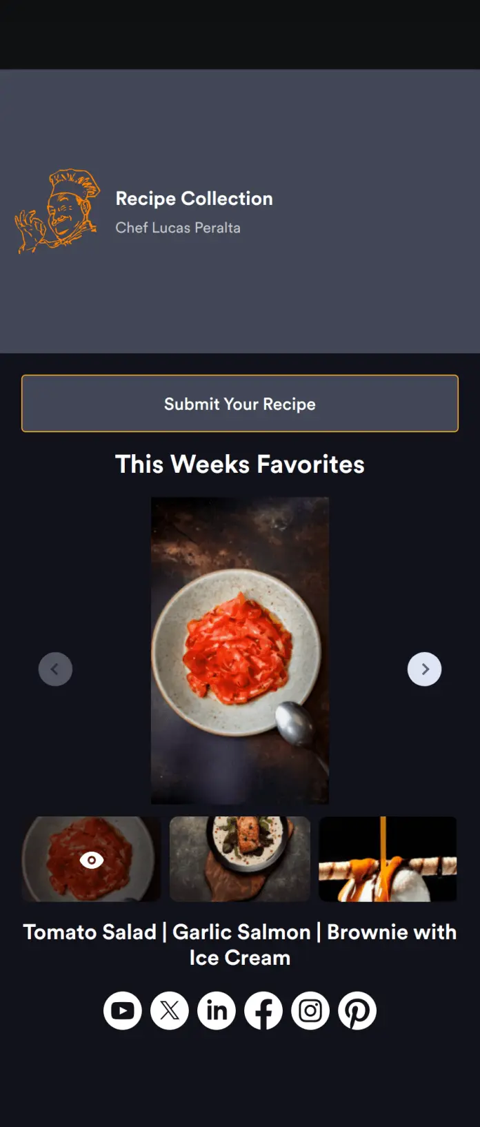 Recipe Collection App