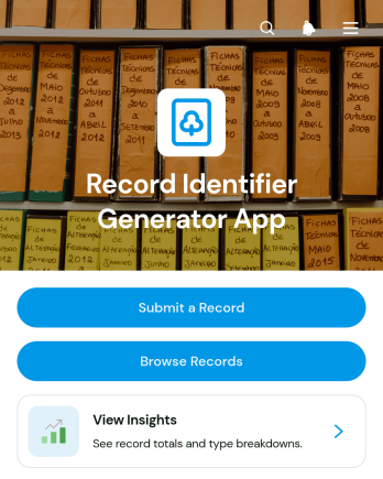 Record Identifier Generator App Template
