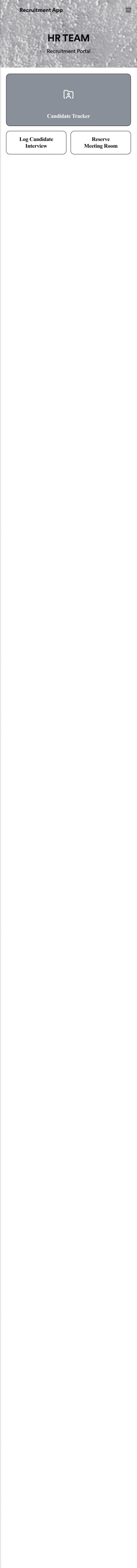 Recruitment App Template