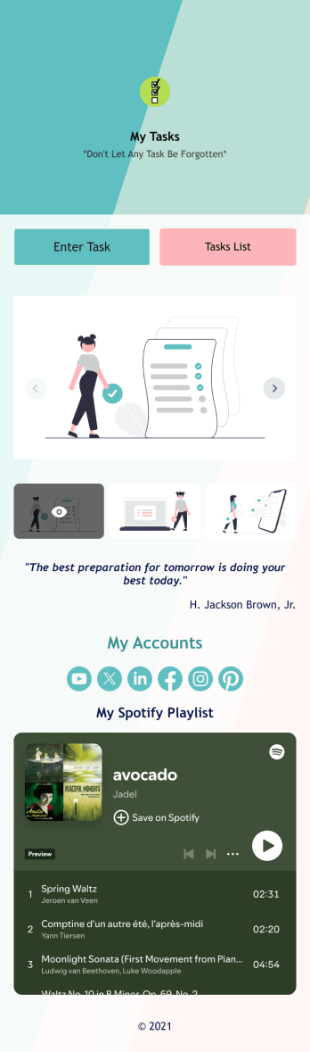 Recurring Tasks App Template