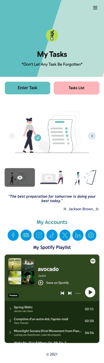Recurring Tasks App Template