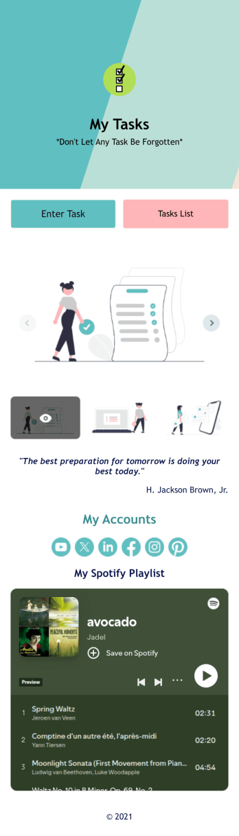 Recurring Tasks App Template