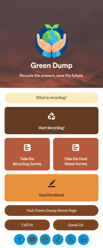 Recycling App Template