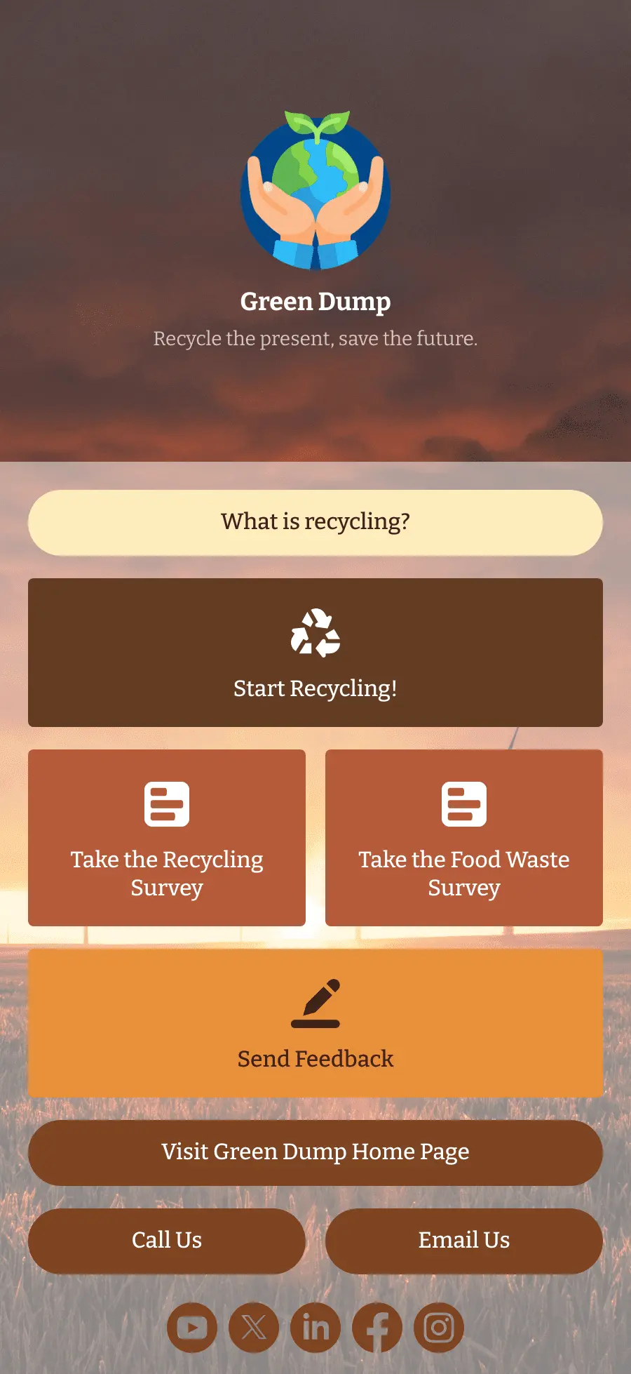 Recycling App Template Jotform