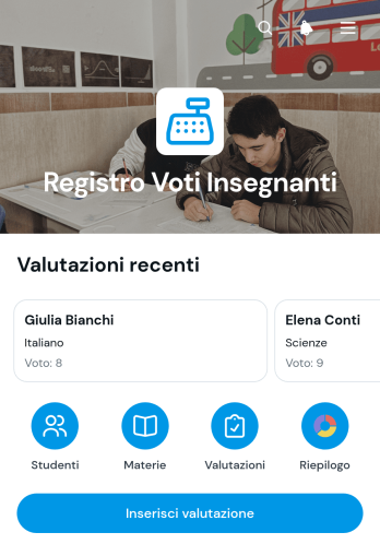 Registro dei Voti per Docenti