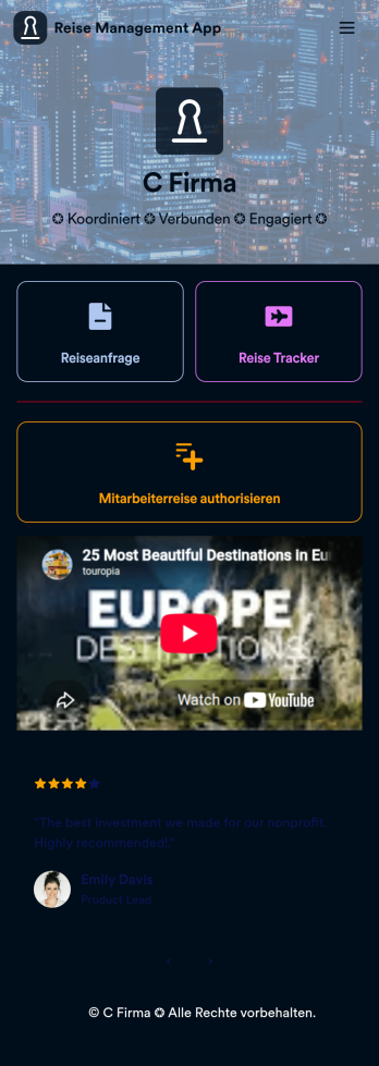 Reise Management App