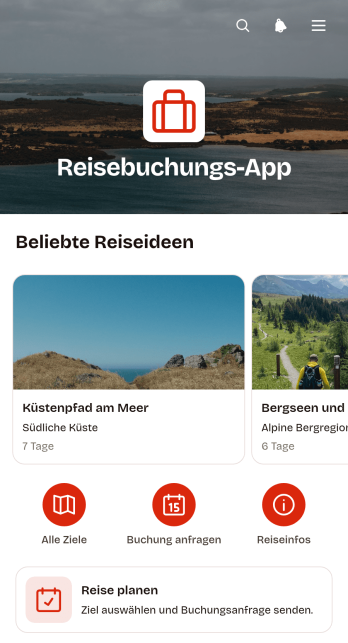 Reisebuchungs-App